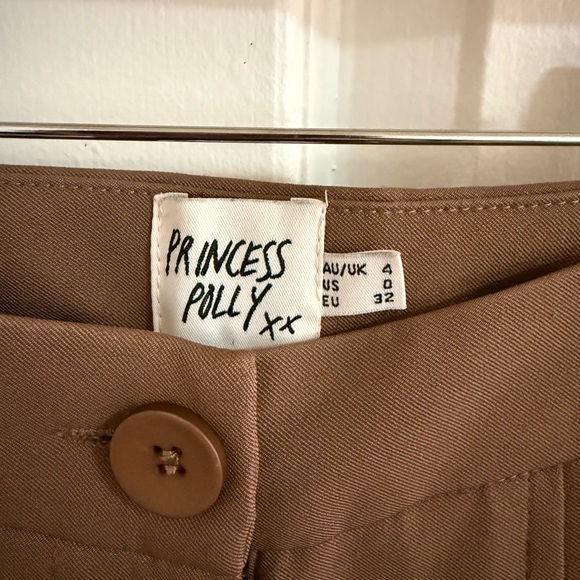 Princess Polly Archer Pants Brown Lower Impact - Picture 4 of 6